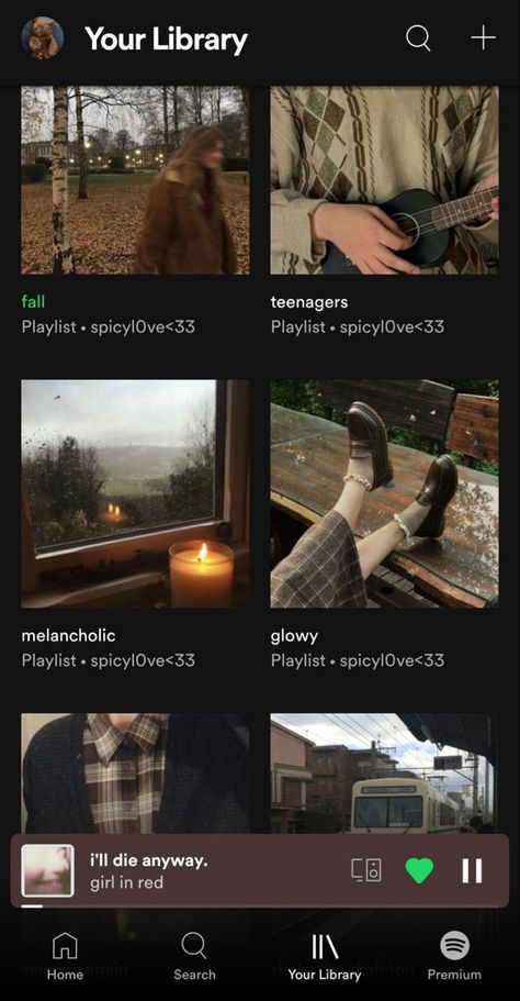 Aesthetic Photos For Spotify Playlists, Spotify Layout Aesthetic, Photos For Spotify Playlists, Autumn Playlist Names, Spotify Playlist Themes, Spotify Playlists Ideas, Fall Playlist Names, Spotify Playlists Aesthetic, Spotify Layout