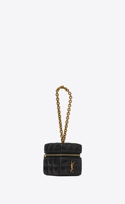 CASSANDRE MATELASSÉ CARRÉ mini cube on chain in lambskin | Saint Laurent | YSL.com Cube Bag, Small Leather Goods, Wrist Strap, Amazing Women, Shoes Mens, Saint Laurent, Online Store, The Selection, Women Shoes