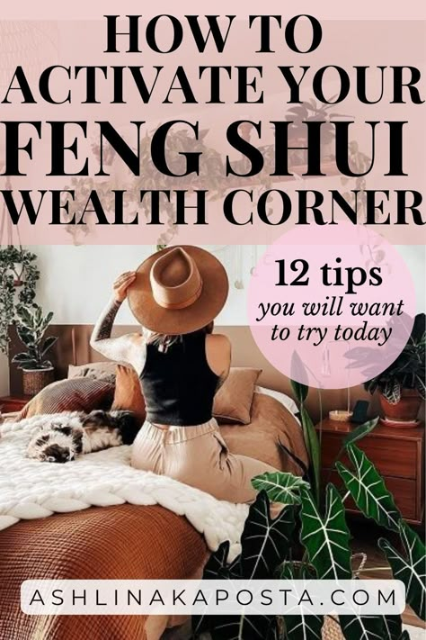 Feng Shui Abundance Corner, Feng Shui Wealth Corner Decor, Feng Shui Business Success, Feng Shui 2024 Home, Money Corner Feng Shui Decor, Feng Shui Apartment Layout, Feng Shui Love Corner Ideas, Feng Shui 2024, Feng Shui Home Layout