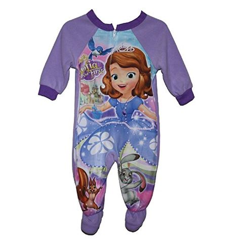 Princess Sofia The First Girls Footed Sleeper Blanket Pajama Size 5T Disney Princess Sofia, Princess Sofia The First, Blanket Sleeper, Girls Disney, Sofia The First, Princess Sofia, Toddler Blanket, Scarf Casual, Cute Costumes