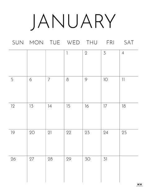 Find a design and calendar perfect for your needs by choosing from 107 different January 2025 monthly calendars. Print from home. 100% FREE! 2025 Monthly Calendar, 2025 Monthly Calendar Printable Free, January Calendar, Life Binder, Monthly Calendars, January 2025, 2025 Calendar, Black Books, Bullet Journal Ideas Pages