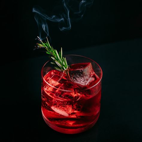 Bonus points if you do a flamed rosemary garnish. Mezcal Negroni, Negroni Recipe, Negroni Cocktail, Mezcal Cocktails, Types Of Cocktails, Large Mason Jars, Grapefruit Soda, Cocktails To Try, Japanese Whisky