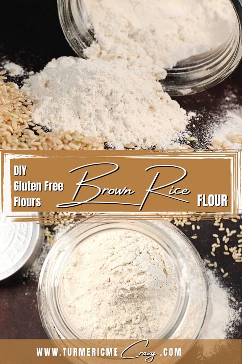 Easily make your own Gluten Free Flours like this Fine Brown Rice Flour! Soft & fluffy DIY brown rice flour in 3 simple steps to use in all of your gluten free baking!

You can even feed this flour to your gluten free sourdough starter! It will LOVE it and will become even more active! homemade gluten free, homemade flour, DIY gluten free flour, gluten free flours, gluten free flour blends, brown rice flour How To Make Brown Rice Flour, Diy Oat Flour, Gluten Free Bagel Recipe, Gluten Free Flours, Rice Flour Recipes, Gluten Free Flour Recipe, Gluten Free Sourdough Starter, How To Make Flour, Gluten Free Bagels