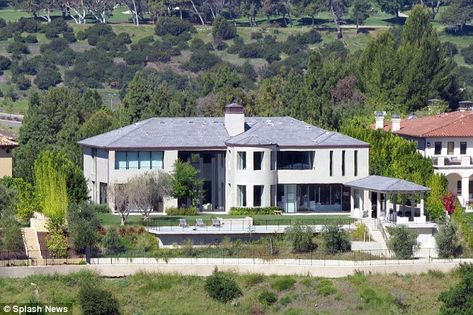 Beaitiful: ''It's big and very minimalistic and very clean. And its gorgeous,' said Cheban... Kim And Kanye House, Bel Air House, Kim Kanye, Cottage Mansion, Kim House, Jonathan Cheban, Bel Air Mansion, Kardashian Home, Jenner House