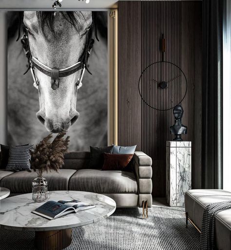 Equestrian Decor Interior Design, Md Cabin, Modern Manor, Horse Decorations, Horse Wall Art Canvases, Diy Kitchen Renovation, Ranch Decor, Equestrian Decor, Patagonia Argentina