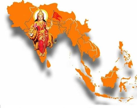 Akhand Bharat Akhand Bharat Map, Bharat Map, Hanuman Hd Wallpaper, India Gate, Jay Shree Ram, Happy Diwali Images, Diwali Images, Lord Shiva Hd Wallpaper, Arrow Tattoos