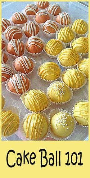 Cake Ball 101- easy and delicious! Cake Ball Recipes, 30 Cake, Food Network Chefs, Cake Ball, Cake Mini, Cake Pop Recipe, Cake Bites, Cookie Pops, Cake Balls