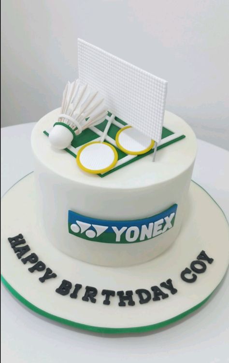 Badminton Theme Cake, Badminton Cake, Sports Cake, Man Cake, Sport Cakes, Cakes For Men, Theme Cake, Princess Party, Themed Cakes