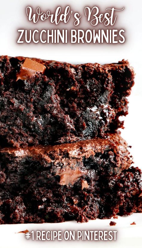 Zucchini Desserts, Chocolate Zucchini Brownies, Zucchini Recipes Dessert, Best Zucchini, Zucchini Brownies, Zucchini Cake, Zucchini Bread Recipes, Do It Now, Chocolate Zucchini