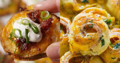 The Most Delicious Appetizers Most Delicious Appetizers, Smart Schoolhouse Recipes, Potato Skin Bites, Honey Buzzard, Finger Food Ideas, Restaurant Appetizers, Best Appetizer, Delicious Appetizers, Party Dip