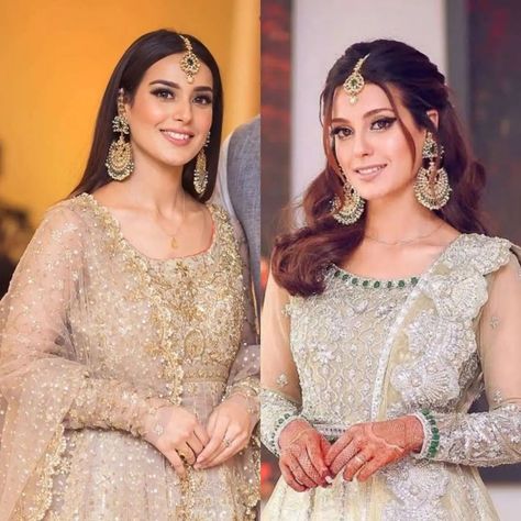 Walima Jewellery, Iqra Aziz Dresses, Asian Wedding Dress Pakistani, Engagement Gown, Commercial Model, Stylish Actresses, Cute Quick Hairstyles, Iqra Aziz, Asian Wedding Dress