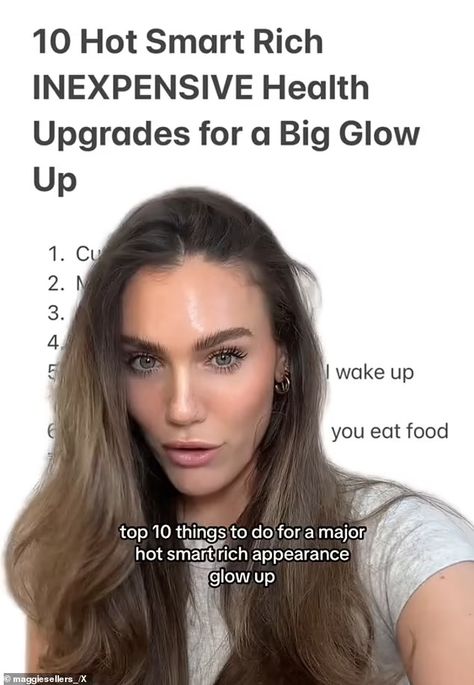 Influencer reveals the 10 'inexpensive health upgrades' that will help ANYONE to achieve a major 'glow-up' and become the 'hottest, smartest version' of themselves | Daily Mail Online Glow Ups Before And After, Winter Glow Up, Glow Up Before And After, Glow Ups, Angel Investor, Chiseled Jawline, Viral On Tiktok, High Cheekbones, Cortisol Levels