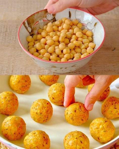 Baked Chickpea and Quinoa Balls - Greenku Recipes Chickpea Bites, Chickpea And Quinoa, Baked Chickpea, Chickpeas Quinoa, Quinoa Balls, Quinoa Meatballs, Chickpea Meatballs, Vegetable Meals, Quinoa Bake