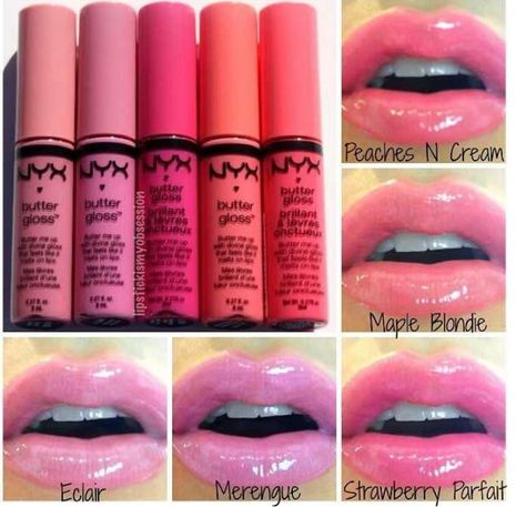 NYX Butter Gloss, I love these! Just bought Maple Blondie :) Nyx Butter, Nyx Butter Gloss, Butter Gloss, Nyx Lip, Highlights Brown Hair, Lip Glosses, Makeup Obsession, I Love Makeup, Nyx Professional Makeup