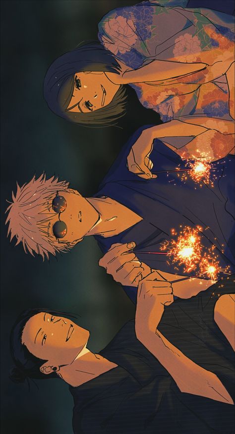 Sashisu Wallpaper, Jujutsu Kaisen Group Photo, Gojo And Getou Wallpapers, Where'd All The Time Go, Gojo Getou, Anime Wallpapers Aesthetic, Ju Jitsu, Pfp Anime, Anime Artwork Wallpaper