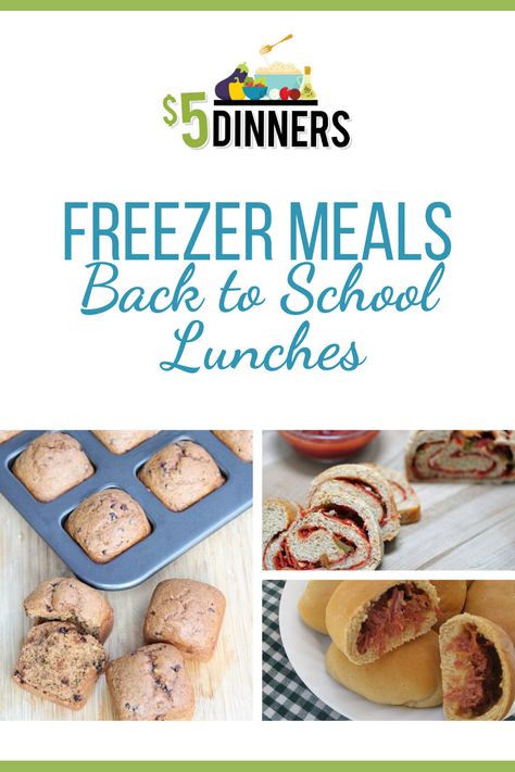 Freezer Meals For School Lunches, Freezer To Lunchbox School Lunch, Freezer School Lunches, Freezer School Lunch Ideas, Freezable School Lunches, Freezer Lunches For Kids, Freezer Lunches, Back To School Lunches, School Lunch Ideas For Kids