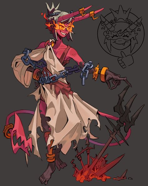 Halloween Dnd Character, Devil Character Design, Demon Vtuber, Blood Punch, Dnd Demon, Demon Character Design, Devil Character, Skins Characters, Super Powers Art