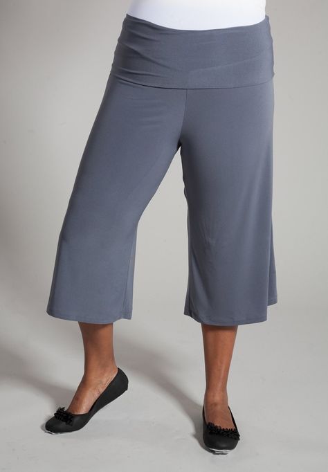 Essential Gaucho Pants – Mercantile Americana All Long Leather Boots, Plus Size Tips, Gaucho Pants, Plus Size Brands, Perfect Pant, Stylish Plus, Plus Size Pants, Grey Pants, Urban Outfits