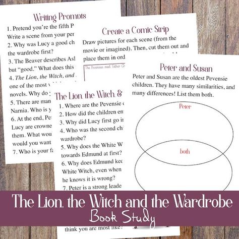 Reading The Chronicles of Narnia? Use this free The Lion, the Witch, and the Wardrobe book study to build reading comprehension with your children! The Lion The Witch And The Wardrobe Unit Study, The Lion The Witch And The Wardrobe Coloring Pages, The Lion The Witch And The Wardrobe Activities Free Printables, The Lion The Witch And The Wardrobe Novel Study, The Lion The Witch And The Wardrobe Unit, The Lion The Witch And The Wardrobe Activities, Lion The Witch And The Wardrobe, Lion Witch And The Wardrobe Activities, The Lion The Witch And The Wardrobe