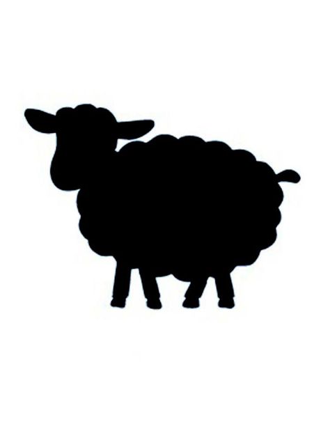 Free printable Sheep stencils and templates Sheep Silhouette Printable, Sheep Stencil, Sheep Outline, Sheep Silhouette, Eid Ideas, Pumpkin Stencils Free, Sheep Vector, Farm Animal Crafts, Hair Vector