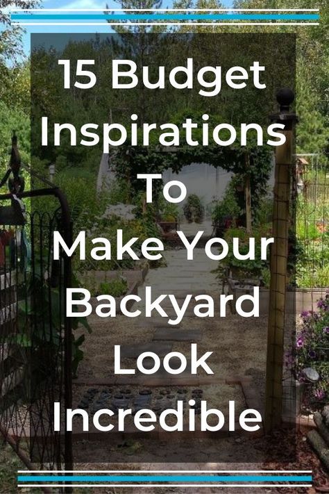 Backyard Upgrades, Budget Design, Diy Budget, Backyard Diy, Garden Wallpaper, Budget Patio, Garden Types, Ideas Backyard, Backyard Spaces