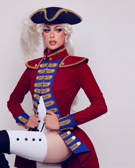 Gigi Goode Outfits, Gigi Goode Looks, Gigi Goode Makeup, French Revolution Fashion, Gigi Goode, Drag Queen Outfits, Drag Make-up, Rupaul Drag Queen, Trixie And Katya