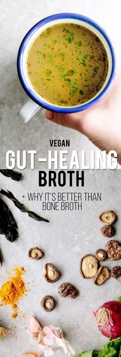 Gut-Healing Vegetable Broth (And Why It's Better Than Bone Broth) Healing Broth, Veggie Broth, Vegetable Broth, Broth Recipes, Vegan Soups, Gut Healing, Healing Food, Vegan Soup, Diet Keto