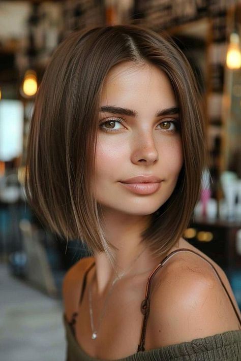 Stay ahead of the trends with these 24 summer bob haircuts for 2024. From chic asymmetrical bobs to classic blunt cuts, these haircut ideas will keep you looking stylish and on point all season long. Summer Bob Hairstyles 2024, Modern Bobs 2024, Bob Haircut 2024, 2024 Bob Haircuts, Bob Haircut Thick Hair, Bob With Middle Part, Short Bobs Haircuts, Brunette Bob Haircut, Short Summer Haircuts