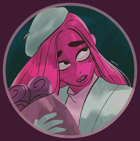 De sogune icons Persephone Icon, Lore Olympus, Pink