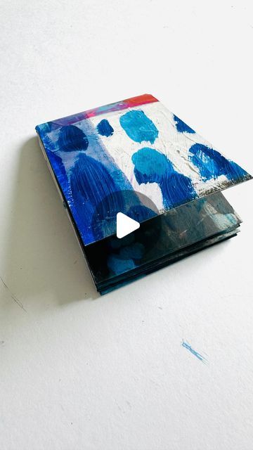 Helen Wells Art + Sketchbooks on Instagram: "Making a simple sketchbook. I use up abandoned paintings, experiments and scruffy paper and repurpose them to make small handmade sketchbooks and art journals. Here I’m using an old bit of painted paper. These little sketchbooks can be made out of any paper which you can fold. They can be used as concertina sketchbooks or turned into a more traditional sketchbook with a little glue. I’ve popped a link in my stories/story highlights  for an easy to follow step-by-step tutorial on How To Make A Simple Sketchbook which is freely available on my website under Ideas…❤️📘✏️" Concertina Sketchbook, Mini Sketch, Helen Wells, Handmade Sketchbook, Sketch Books, Story Highlights, Painted Paper, May 7, Simple Art