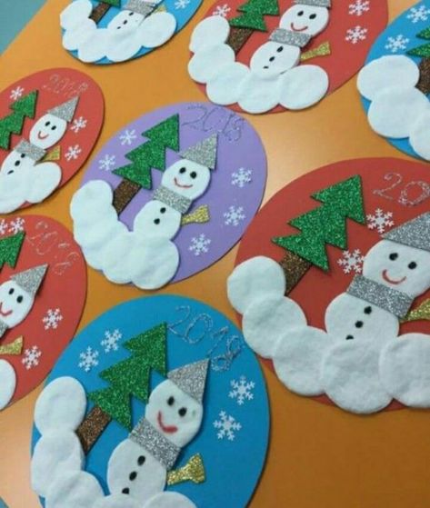 Christmas Crafts For Kids To Make, Winter Crafts For Kids, Preschool Christmas, Christmas Classroom, Easy Christmas Crafts, Snowman Crafts, Crafts For Kids To Make, Christmas Crafts For Kids, Winter Crafts