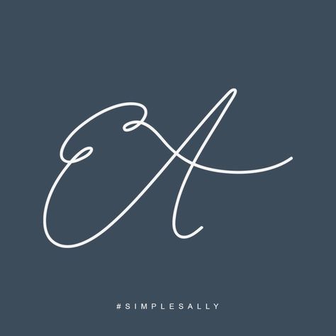 Custom Tattoo Design | EA initials » Simple Sally Monogram Tattoo, Muster Tattoos, Initial Tattoo, E Tattoo, Celtic Tattoos, Tattoo Project, Custom Ink, Custom Tattoo Design, Tattoo Blog