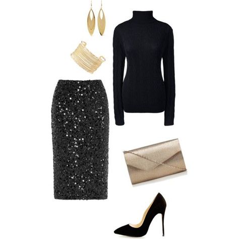 7bb060764a818184ebb1cc0d43d382aadesc50248550ri Classy Party Outfit, Wedding Guest Skirt, Sequin Skirt Outfit, Wedding Party Dress Guest, Christmas Party Outfit Work, Classy Party, Party Dress Classy, Black Sequin Skirt, Wedding Party Outfits