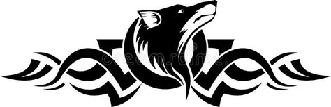 Wolf. Head of a wolf with tribal an ornament. The Black-and-white illustration , #AFF, #wolf, #tribal, #Wolf, #Head, #white #ad Sketchy Tattoo, Tattoo Wolf, Wolf Tattoo Design, Large Tattoos, Wrist Tattoo, Celtic Symbols, Head Tattoos, Wolf Tattoos, Wolf Tattoo