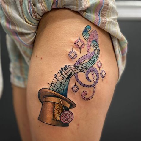 Willy Wonka Tattoo, Wonka Tattoo, Black Squirrel, Pure Imagination, Willy Wonka, Rose Art, Piercing Tattoo, Traditional Tattoo, Infinity Tattoo