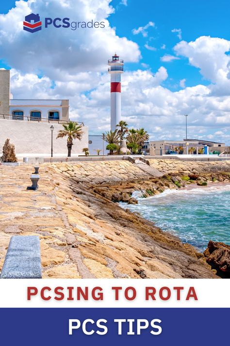 Rota, Spain...lucky YOU! Here is what you need to know before you PCS to Naval Station Rota. ⚓ #pcsing #pcstips #rota #navalstationrota #navy #milspouse Rota Spain Navy Housing, Pcs Tips, Rota Spain, Military Move, Moving Overseas, Places To Live, Military Humor, House Search, Spanish House