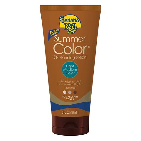 Banana Boat Self-Tanning Lotion Best Drugstore Self Tanner, Gradual Tanning Lotion, Self Tanning Lotion, Tanning Serum, Tanning Skin Care, Sunless Tanning Lotion, Boat Summer, Best Self Tanner, Self Tanning Lotions