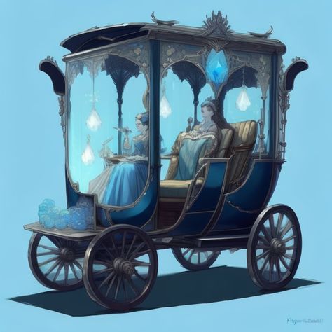 Horseless Carriage Carriage Interior Fantasy Art, Carriage Interior, Fantasy Carriage, Horseless Carriage, Princess Carriage, Horse Drawn, Vintage Horse, Rustic Bathroom, Evil Queen