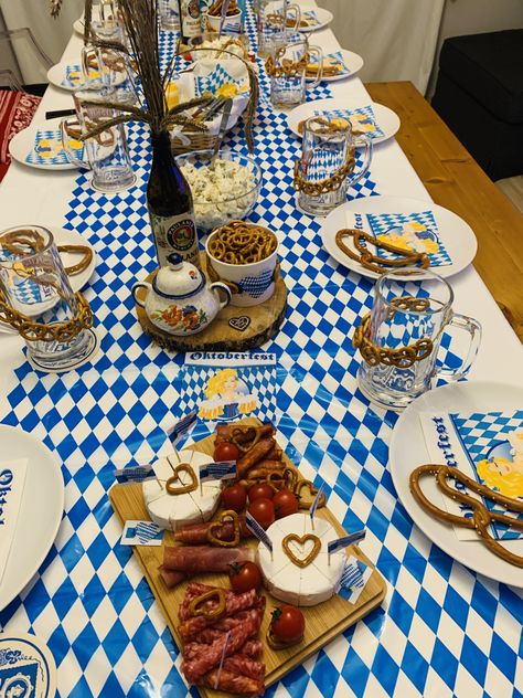 Oktoberfest Table Centerpieces, Oktoberfest Buffet, Oktoberfest Table Decorations, Oktoberfest Centerpieces, Oktoberfest Table, Employee Appreciation Party, Oktoberfest Party Decorations, Octoberfest Party, German Decor