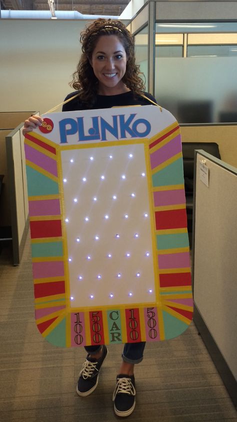 PLINKO $ Price Is Right Costume, Childrens Halloween Party, Costumes For Work, Halloween Costumes To Make, Halloween Coustumes, The Price Is Right, Price Is Right, Group Halloween Costumes, Trunk Or Treat