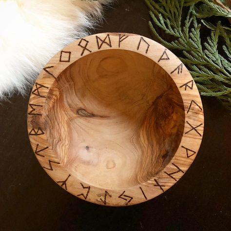 Younger Futhark, Forest Studio, Runic Alphabet, Russian River, Diy Bowl, Elder Futhark Runes, Futhark Runes, Woodburning Projects, Pagan Art