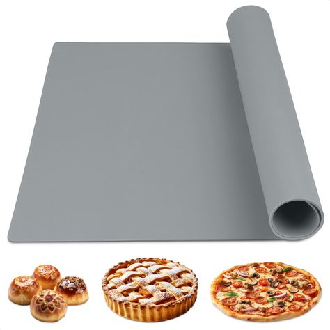 PRICES MAY VARY. High Quality Silicone Cooking Mat: These silicone baking mats cookie sheet are made of non stick silicone. The design of silicone baking sheet can withstands at a high temperature between -40℉ freezing cold to 446℉ burning hot. Great for Mother's Day gift. Perfect Size of Non Stick Mat: Measuring approximately 23.58 inches in length and 15.79 inches in width, this heat resistant mat for countertop provides ample space for all your baking projects. Non Slip Kitchen Mat: The bakin Microwave Bacon, Baking Projects, Grill Mat, Silicone Baking Sheet, Freezing Cold, Baking Project, Silicone Mat, Silicone Baking Mat, Baking Mat