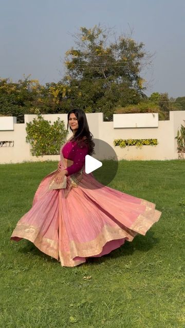 Plain Satin Lehenga, Trending Songs, November 23, Chaniya Choli, Organza Saree, Vintage Vibes, Indian Wear, Saree, Pink