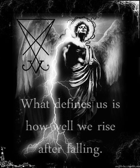 Lucifer Light Bringer, Light Bringer Tattoo, Anarcho Primitivism, Hail Lucifer, Spiritual Satanism, Rocky Quotes, Theistic Satanism, Lighting Tattoo, Laveyan Satanism