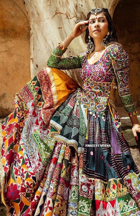 Annu's Creation - India 🇮🇳 Garba Outfit, Garba Dress, Navratri Dress, A Soulmate, Lehenga Blouse Designs, Indian Bridal Lehenga, Quick Outfits, Chaniya Choli, Lehenga Designs