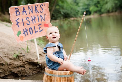 O Fish Ally, Fishing Party, One Photo, Bday Ideas, Boy Party, Baby Photoshoot, First Photo, Shades Of Blue, Banks