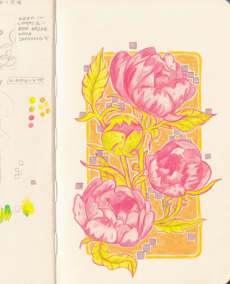 ✷7. Bud✷ It was nice to approach this prompt with no plan. This drawing was very meditative and natural for me. Maybe it’s because I’ve had an obsession with drawing botanicals for the last 12 months?🌷🌱🌼 My new collection of $3.75 each, colored pencils are quite nice to use as well! (sorry not sorry bank account) ✷ Media: #polychromospencils on #royaltalensartcreation sketchbook. ✷ #peachtober2024 #peachtober24 #peactober24bud #inktober #inkillustration #illustration #sketchbook #bud #flo... Drawing Botanicals, Sketchbook Prompts, Becoming A Tattoo Artist, Royal Talens, Illustration Sketchbook, Drawing Exercises, Sorry Not Sorry, Nature Drawing, Not Sorry