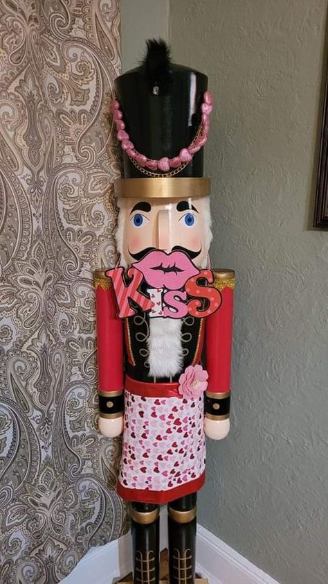 Custom Nutcracker, Nutcracker Ideas, Valentine Theme, Nutcracker Christmas, Valentine Decorations, All Things Christmas, Nutcracker, Valentines, Christmas