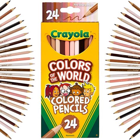 Crayola Colors Of The World, Desk Things, Slime Art, Crayola Colored Pencils, Coloring Stuff, Colors Of The World, Coloring Pencils, Kids School Supplies, Ombre Yarn