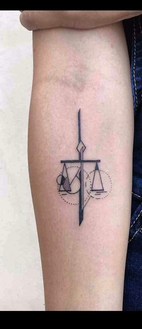 Libra Tattoos, Libra Zodiac Tattoos, Tattoos Leg, Unique Tattoos For Men, Glyph Tattoo, Libra Constellation, Tattoo Me, Libra Tattoo, Neck Tattoo For Guys